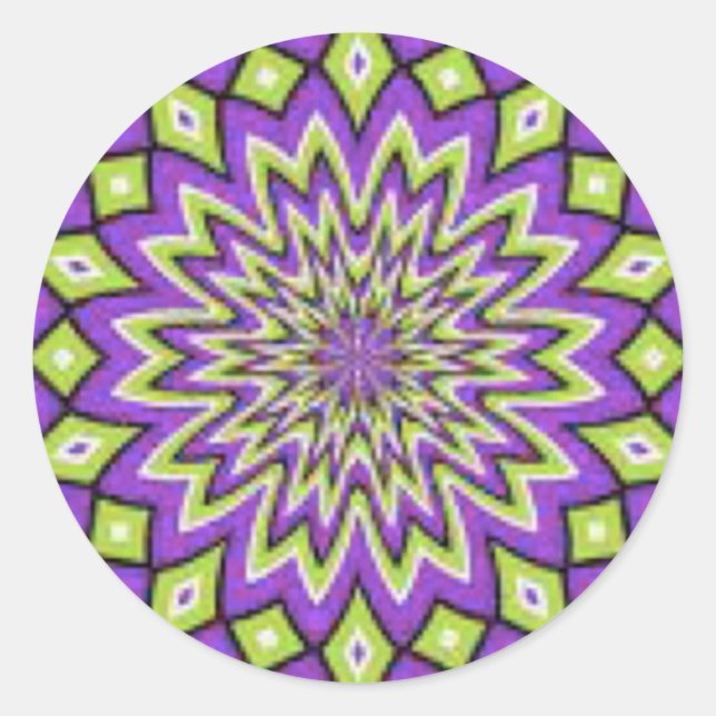 Sweet purple, and green stickers (Front)