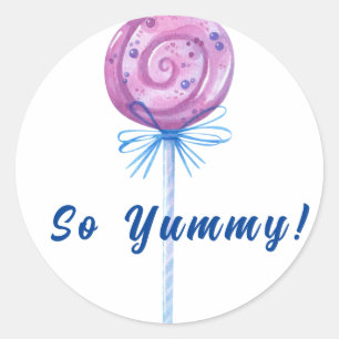 Sweet purple candy kids sticker
