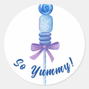 Sweet purple candy kids sticker