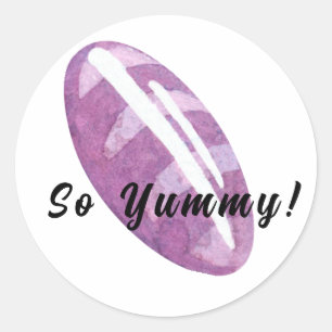 Sweet purple candy kids sticker