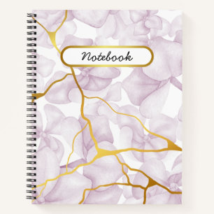 Sweet Purple Floral Notebook