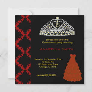 Sweet Quinceanera Invitation