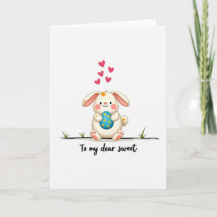 Sweet Rabbit Friend Card