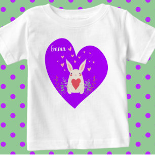 Sweet Rabbit with Hearts T-Shirt