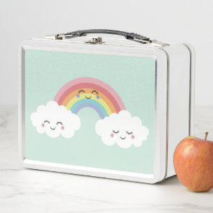 Sweet Rainbow Cloud Kids Lunchbox Food Container