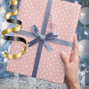 Sweet Raindrop Pattern  Wrapping Paper Roll