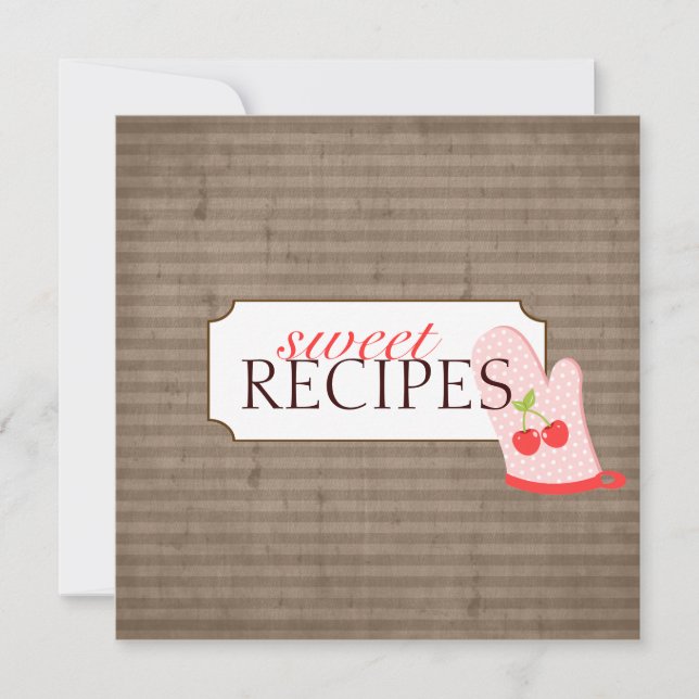 Sweet Recipe Trading Card Collection (Front)