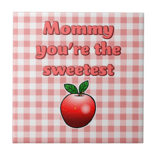 Sweet Red Apple Ceramic Tile