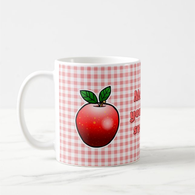 Sweet Red Apple Coffee Mug (Left)