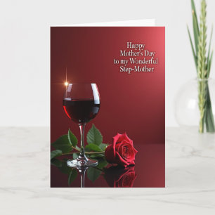 Sweet Red Bloom Mothers Card