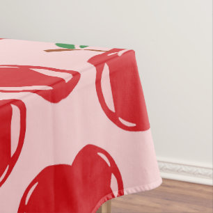 Sweet Red Cherry Pattern Tablecloth
