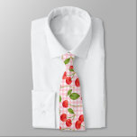 Sweet Red Cherry Pattern Tie<br><div class="desc">sweet cherry pattern such an eye catchy design ,  you can customise it as you want .</div>