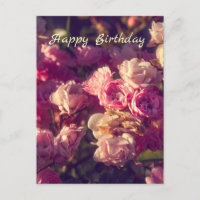Sweet red roses personalised