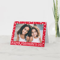 Sweet Red Scattered Hearts Photo Frame Valentine's