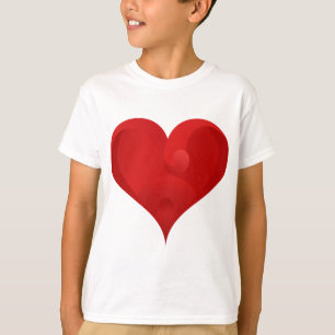 Sweet Red Valentine Love Heart T-Shirt