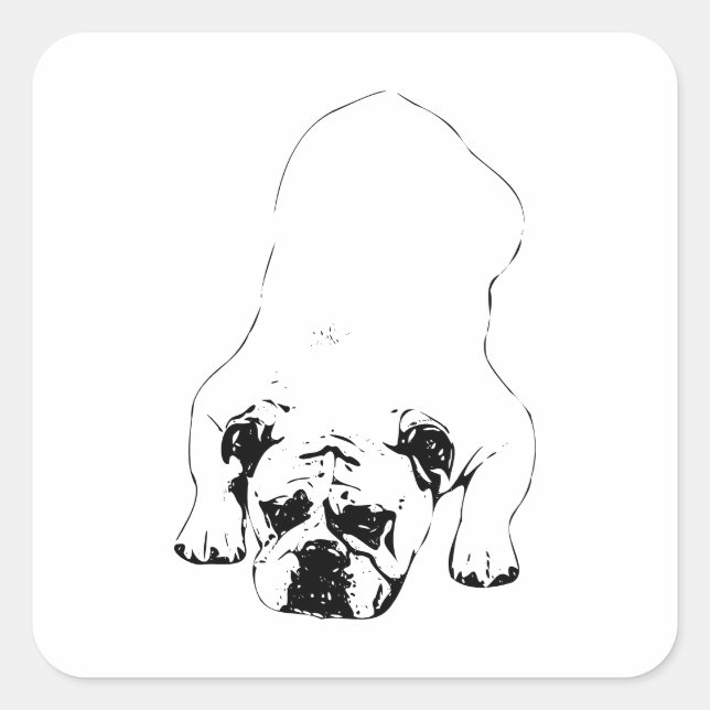 Sweet Reflection Square Sticker (Front)