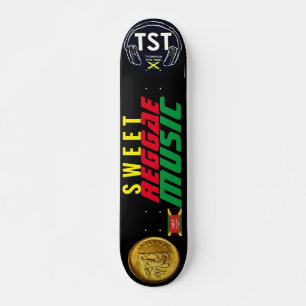SWEET REGGAE MUSIC JMT 7 3/4" Skateboard Deck