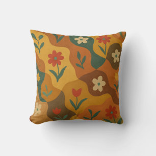 Sweet Retro Country Garden Pattern Cushion