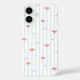 Sweet Ribbon Stripe iPhone Case