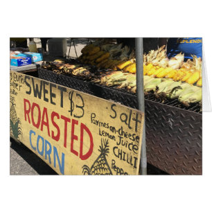 Sweet Roasted Corn, Street Fair, New York City NYC