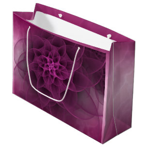 Sweet Romance Fuchsia Marble Large Gift Bag