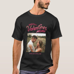 Sweet Romance Pink Fur Photo Valentine Day T-Shirt