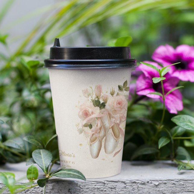 Sweet Rosé Ballet Soirée, custom Paper Cups (Creator Uploaded)