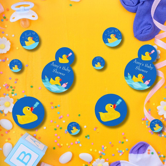 Sweet Rubber Ducky Baby Shower Confetti (Creator Uploaded)