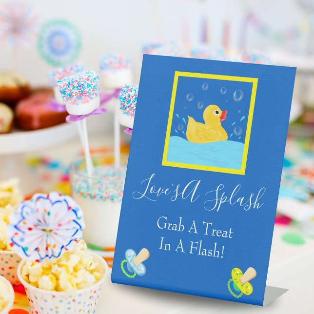 Sweet Rubber Ducky Treat Sign Baby Shower  (Creator Uploaded)