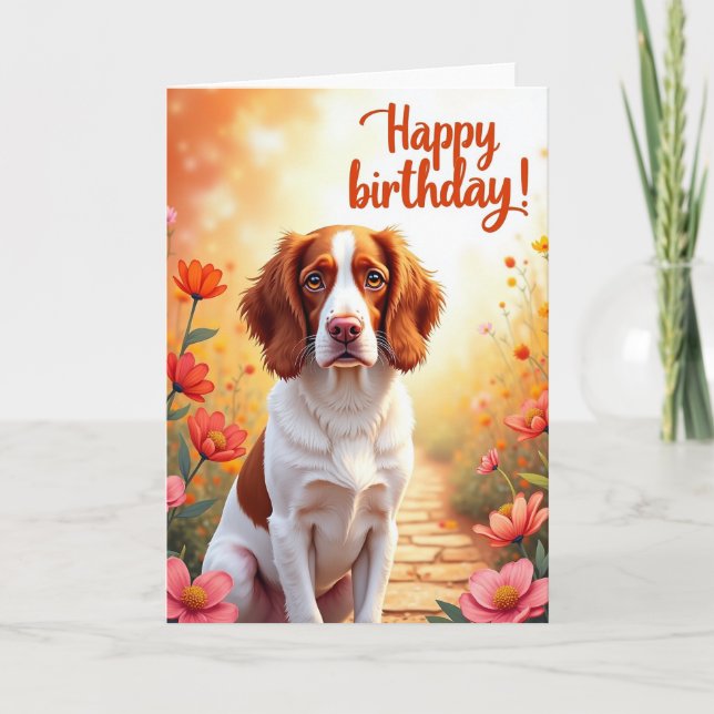 Sweet Russet Dog Card (Front)
