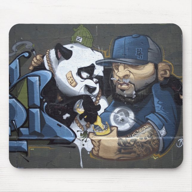 Sweet Sad Panda Found A Buddy Mouse Pad (Front)