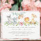 Sweet Safari Animals Baby Shower Invitation
