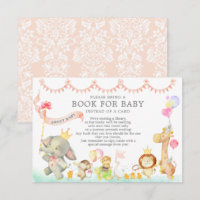 Sweet Safari Animals Parade Shower Book for Baby