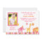Sweet Safari Jungle Animal Birthday Invitations