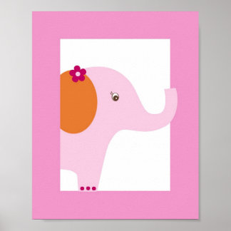 Sweet Safari Jungle Animal Nursery Wall Art Print