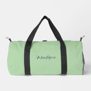 Sweet sage green duffle bag