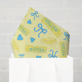 Sweet & Salty Butter Bows and Hearts Pattern Tissue Paper