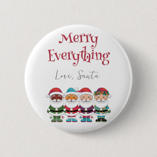 Sweet Santas 6 Cm Round Badge
