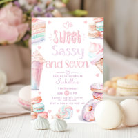 Sweet sassy and seven pastel sweets 7th birthday