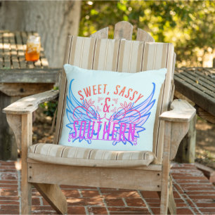 Sweet Sassy And Southern Wings Cushion