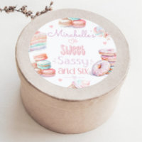 Sweet sassy ans six pastel birthday