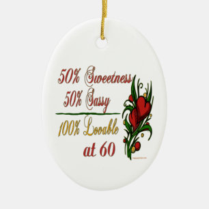 Sweet, Sassy, Lovable at 60 Ceramic Tree Decoration