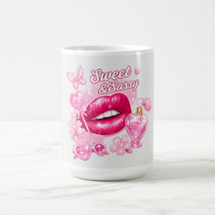Sweet & Sassy Pink Coquette Mug