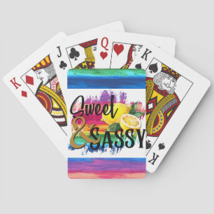 Sweet & Sassy Playing Cards