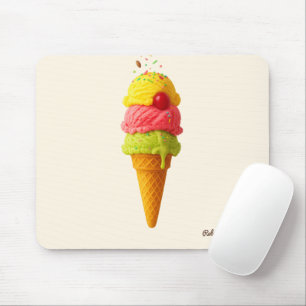 Sweet Scoops Personalised Delight Mouse Pad