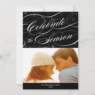 SWEET SCRIPT   HOLIDAY PHOTO CARD