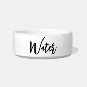 Sweet script pet water bowl
