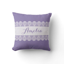 Sweet Script - Soft Purple Lace Monogram