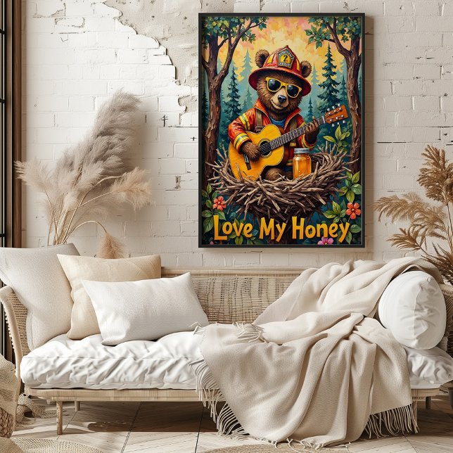Sweet Serenade: Bear of the Honey Jar Poster (Creator Uploaded)