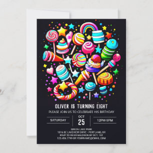 Sweet Serenity Wonderland Birthday Invitation